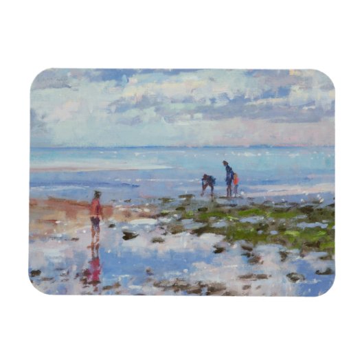 Low Tide Charmouth 2012 Magnet (Horizontal)