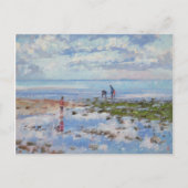 Low Tide Charmouth 2012 Postkarte (Vorderseite)