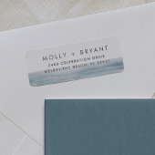 Low Tide | Coastal Wedding Return Address