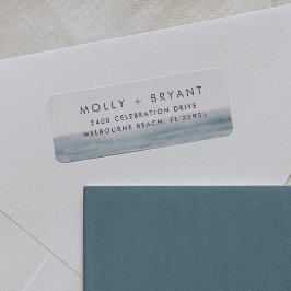 Low Tide | Coastal Wedding Return Address