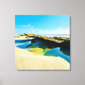 Low tide rocky ocean floor Canvas  Leinwanddruck (Vorderseite)