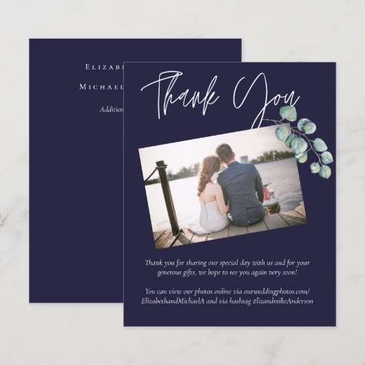 LOW UDGET Navy White Sage Vielen Dank (Vorne/Hinten)