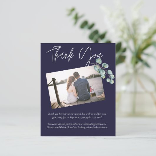 LOW UDGET Navy White Sage Vielen Dank (Stehend Vorderseite)