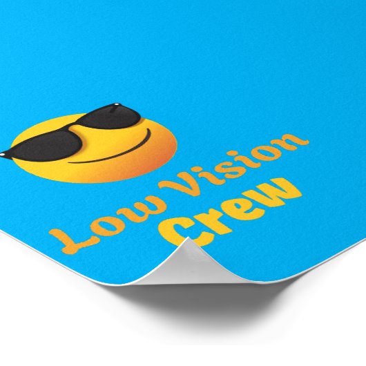 Low Vision Crew Poster (Ecke)
