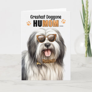 Lowchen Dog Best HuMOM Ever Muttertag Feiertagskarte