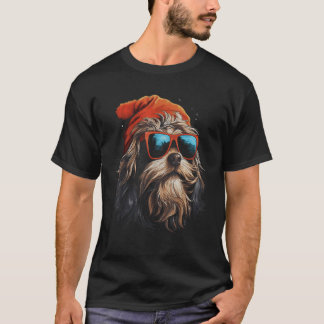 Lowchen Dog Weihnachten Winterurlaub Coole Sonnenb T-Shirt