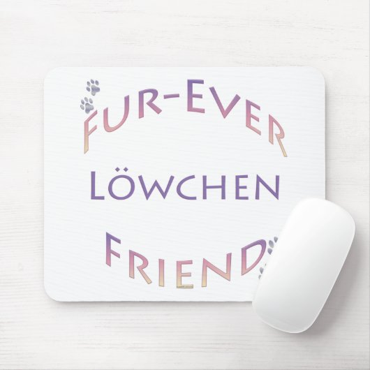Löwchen Furever Mousepad (Mit Mouse)