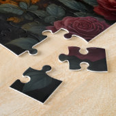 Lowchen-Gotischer-Halloween-Porträt-Kunst Puzzle (Seite)