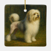 Lowchen Keramikornament (Rückseite)