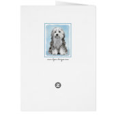 Lowchen Malerei - Niedliche Original Hunde Kunst (Hinten)