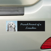 Lowchen Malerei - Niedliche Original Hunde Kunst Autoaufkleber (Auf Auto)