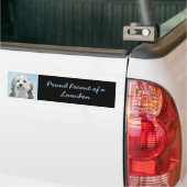 Lowchen Malerei - Niedliche Original Hunde Kunst Autoaufkleber (Auf Lkw)