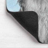 Lowchen Malerei - Niedliche Original Hunde Kunst Mousepad (Ecke)
