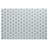 Lowchen Malerei - Niedliche Original Hunde Kunst Stoff (Yard (91,4 cm))
