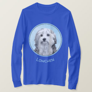 Lowchen Malerei - Niedliche Original Hunde Kunst T-Shirt