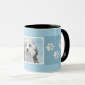 Lowchen Malerei - Niedliche Original Hunde Kunst Tasse (VorderseiteRechts)