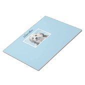 Lowchen-Malerei - Niedliches Original-Hundekunstno Notizblock (angewinkelt)