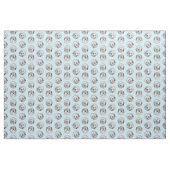 Lowchen Malerei Silber und Cream Original Hunde Ku Stoff (Yard (91,4 cm))