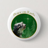 Lowchen Peace Button (Vorderseite)