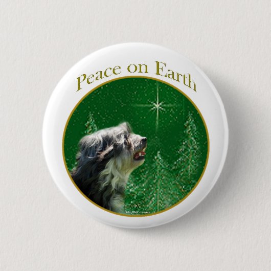 Lowchen Peace Button (Vorderseite)