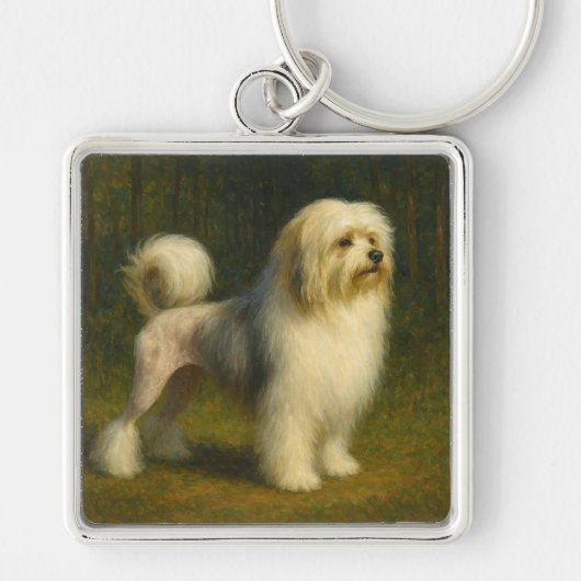 Lowchen Schlüsselanhänger (Vorne)