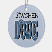 Lowchen TYP Keramik Ornament (Links)