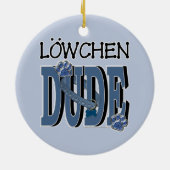 Lowchen TYP Keramik Ornament (Hinten)