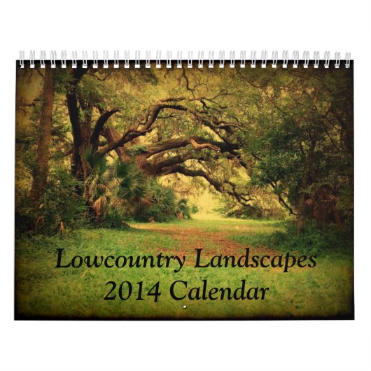 Lowcountry gestaltet Kalender 2014 landschaftlich (Titelbild)