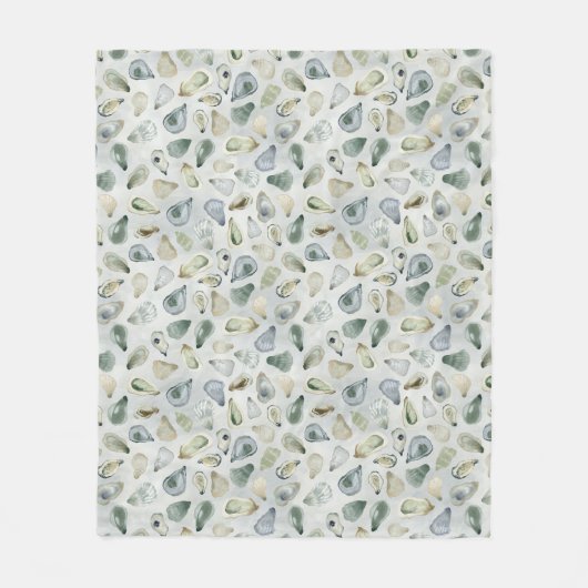 Lowcountry Oysters Blanket Fleecedecke (Vorderseite)