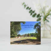 Lowcountry Pferdeweg Reiten Hilton Island SC Postkarte (Stehend Vorderseite)