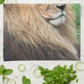 Löwe 001 geschirrtuch (Gefaltet)