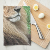 Löwe 001 geschirrtuch (Viertel Falte)