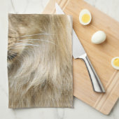 Löwe 011 geschirrtuch (Viertel Falte)