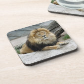 Löwe 020 getränkeuntersetzer (Linke Seite)