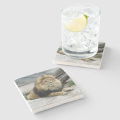 Löwe 020 steinuntersetzer (Seitenansicht)