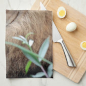 Löwe 021 geschirrtuch (Viertel Falte)