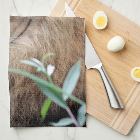 Löwe 021 geschirrtuch (Viertel Falte)