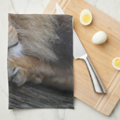 Löwe 030 geschirrtuch (Viertel Falte)