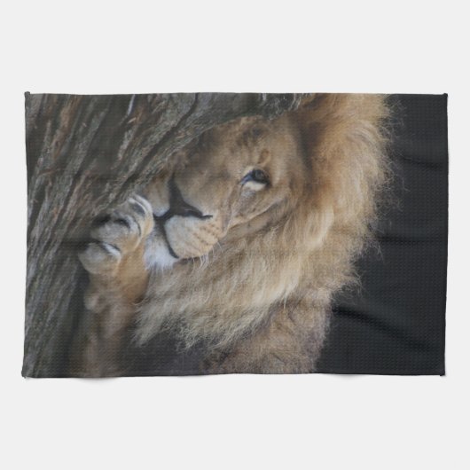 Löwe 030 geschirrtuch (Horizontal)