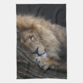 Löwe 030 geschirrtuch (Vertikal)