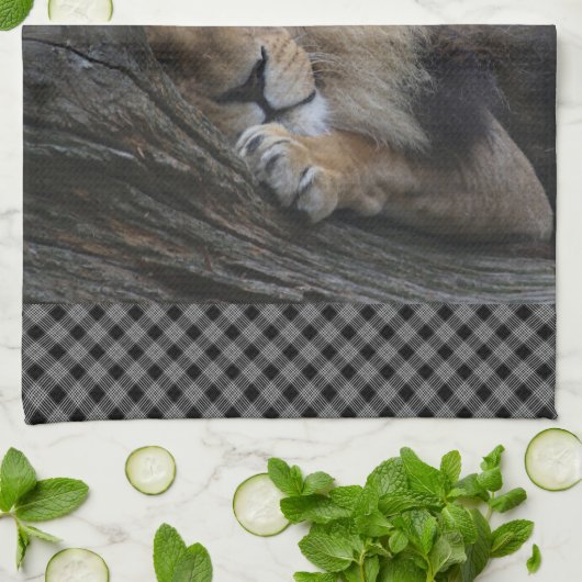 Löwe 030 geschirrtuch (Gefaltet)