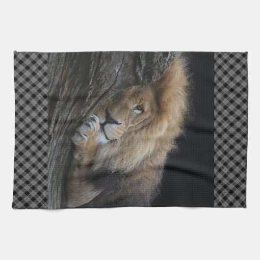 Löwe 030 geschirrtuch (Horizontal)
