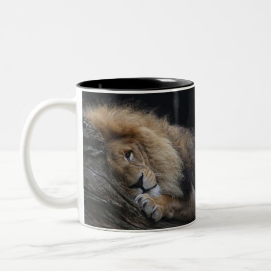 Löwe 030 zweifarbige tasse (Links)