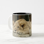 Löwe 040 zweifarbige tasse (Vorderseite Links)
