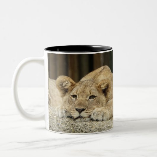 Löwe 040 zweifarbige tasse (Links)