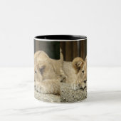 Löwe 040 zweifarbige tasse (Mittel)