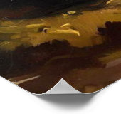 Löwe (13) Wildkatze Poster (Ecke)