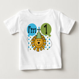 Löwe-1. Geburtstag Baby T-shirt