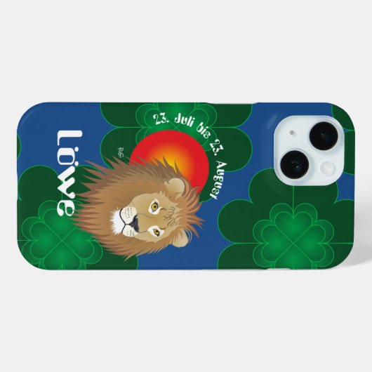 Löwe 23. Juli bis 22. August Apple iPhone Hüllen (Rückseite (Horizontal))