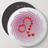 Löwe 23. Juli bis 22. August Buttons (Vorne & Hinten)